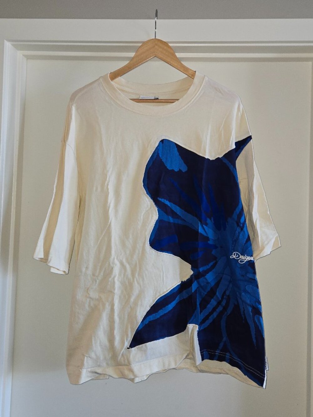 DESIGUAL Men's Floral T-Shirt - Picture 3 of 5